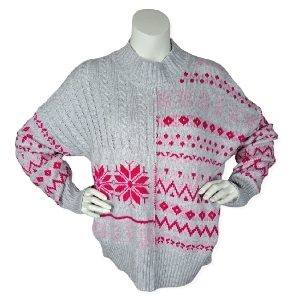 cupcake and Cashmere Cable Nordic Knit sweater